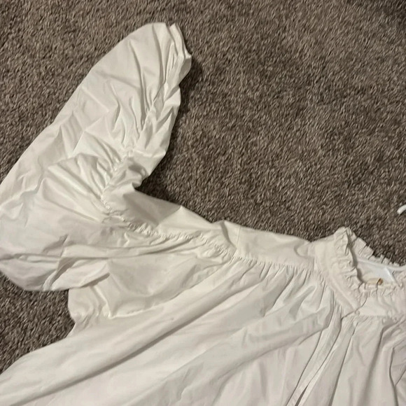 Maje lamier poplin cotton blouse - Picture 3 of 4